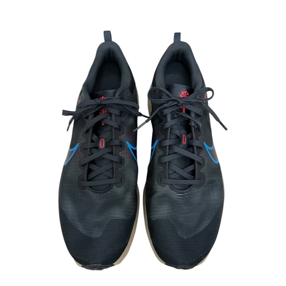 Nike Running Downshifter 12 Dark Smoke Grey/Blue sneakers Men's Size 13 - Picture 2 of 9